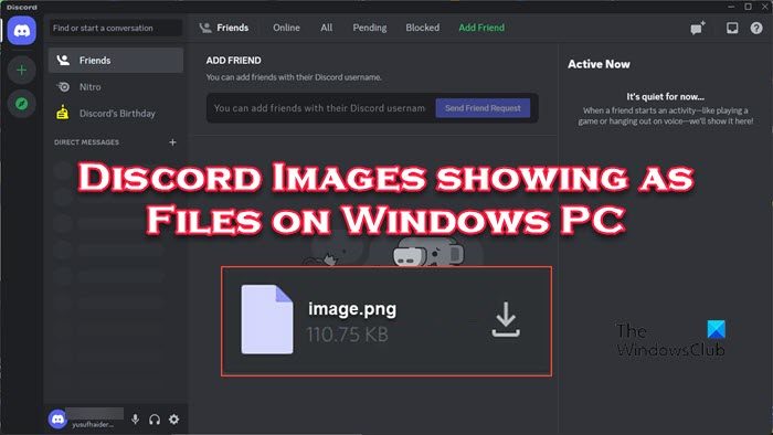 Discord Images showing as Files on Windows PC - TrendRadars