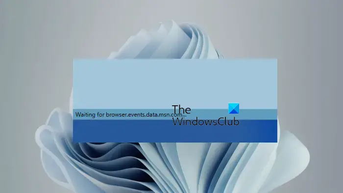 Edge Waiting for browser.events.data.msn