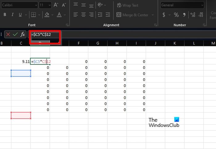 Excel Formula CTRL Enter