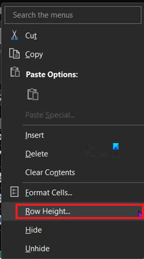 excel make cells fit text height