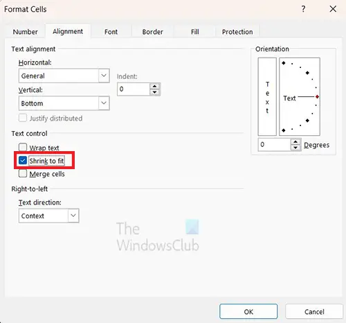 How to make Excel cells fit text - shrink to fit - format cells