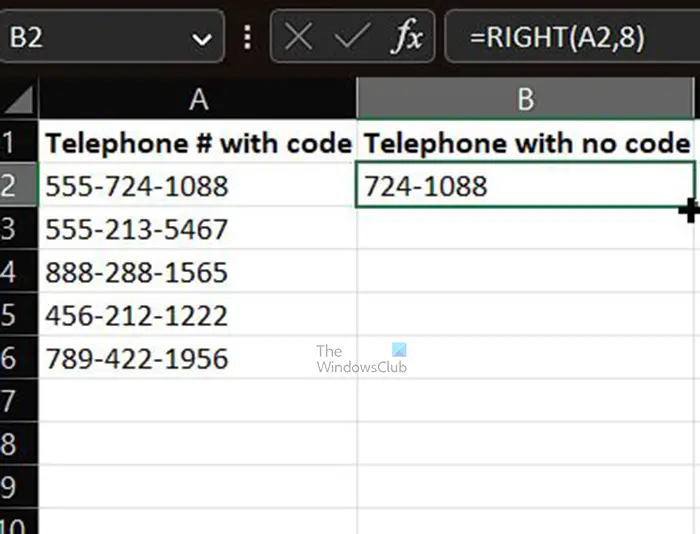 How to remove Numbers in Excel from the left