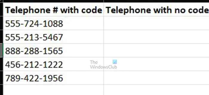 How to remove numbers in Excel from the left - old info