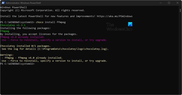 Install Chocolatey