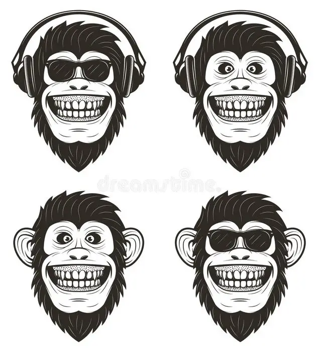 Laughing monkeys