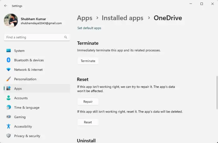 Sorry OneDrive can’t add your folder right now