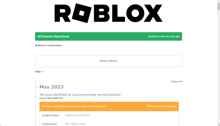 Roblox-Fehlercode 403