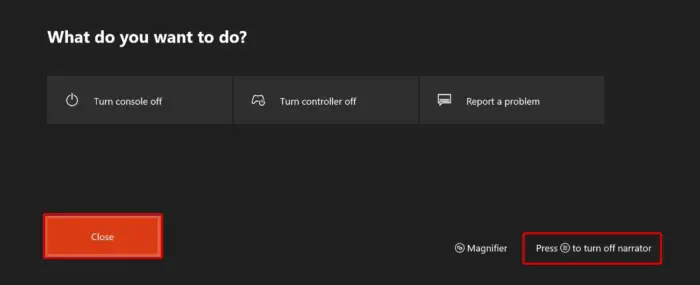turn off Xbox Narrator 