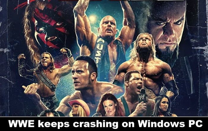 WWE keeps crashing on Windows PC