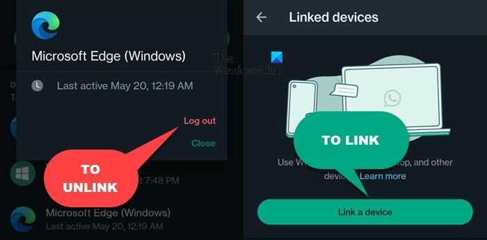 WhatsApp Web or Desktop not syncing