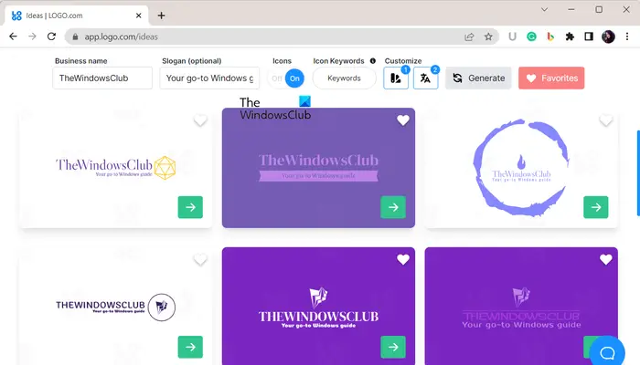 strumenti di generatore di logo AI gratuiti strumenti di generatore di logo AI gratuiti