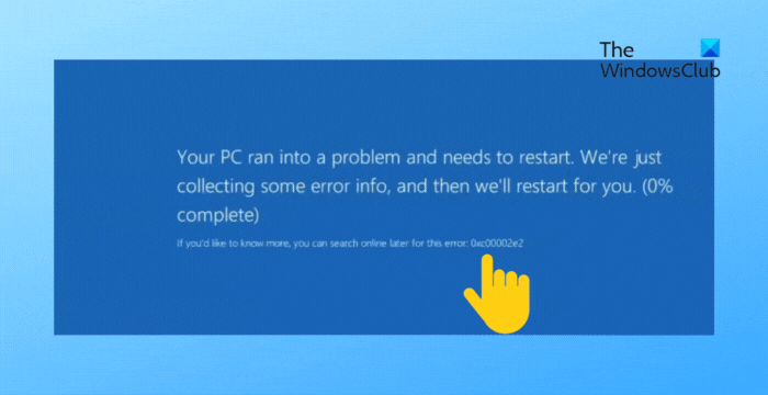 0xc00002e2 BSOD Error in Windows Server 0xc00002e2 BSOD Error in Windows Server