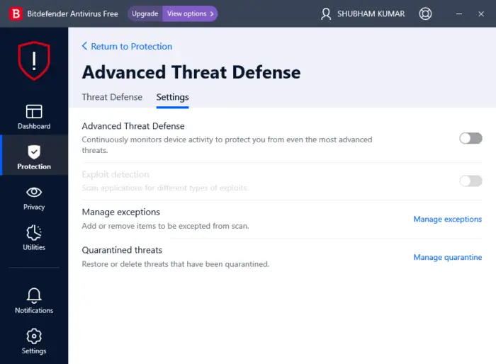 Advanced Threat Defense