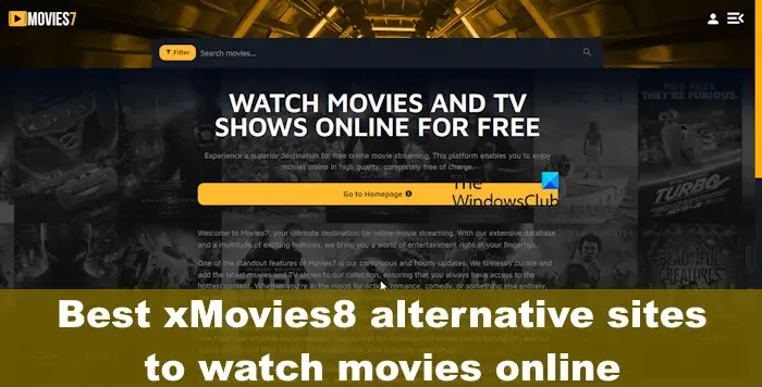Best xMovies8 alternative sites to watch movies online