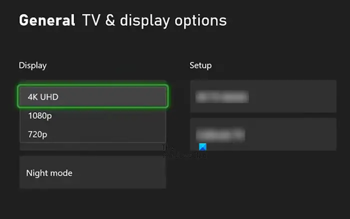 Change Xbox One display resolution