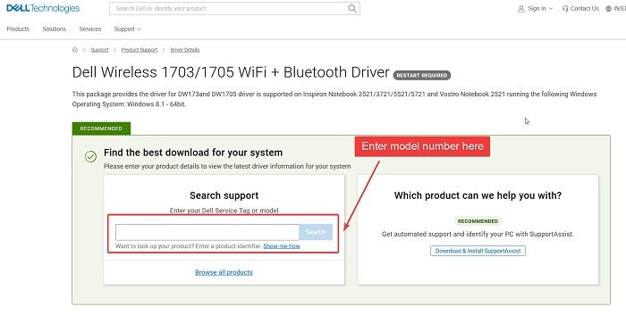 Wi-Fi Dell non funzionante