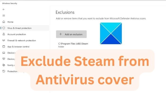 Exclude Steam from Antivirus cover