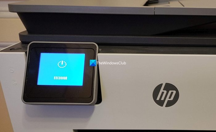 Fix 83C0000B HP Printer Error