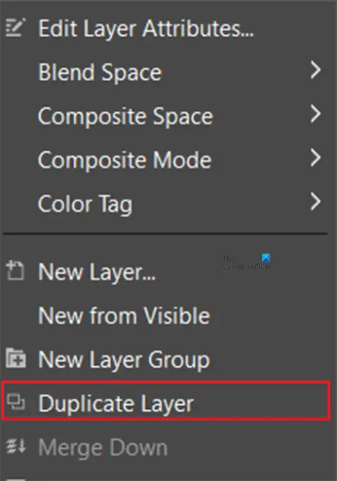 How to do retro or vintage photo effect in GIMP - Duplicate