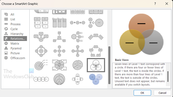 So Zeichnen Sie Venn-Diagramme In Word – Smartart-Menü – Venn-Diagramm