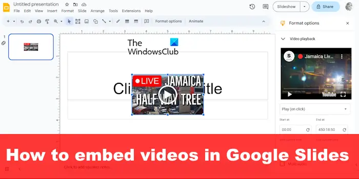 So Betten Sie Videos In Google Slides Ein