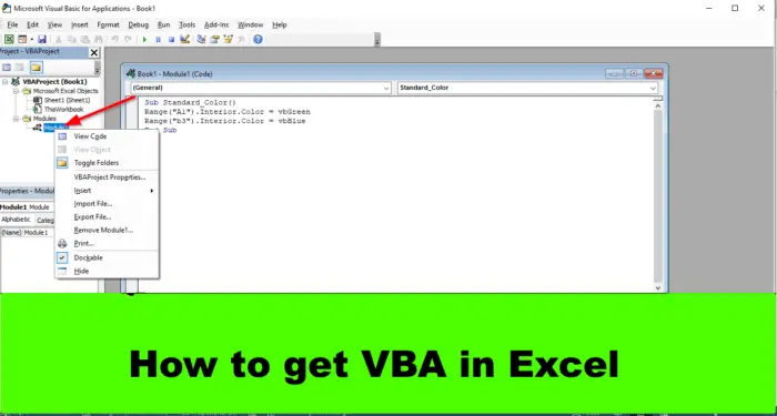 How to enable and use VBA in Excel