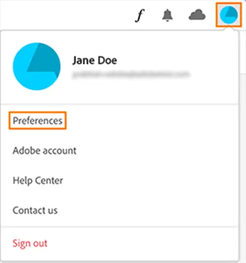 How to install previous versions of Adobe Creative Cloud apps Retain older - Account icon