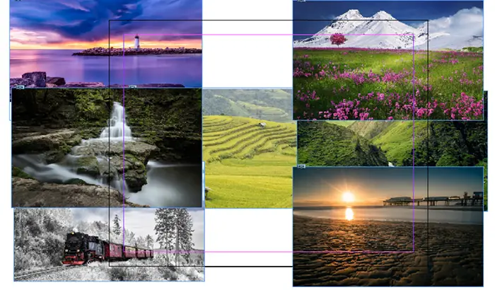 How to make an interactive Slideshow Presentation in InDesign - Original images