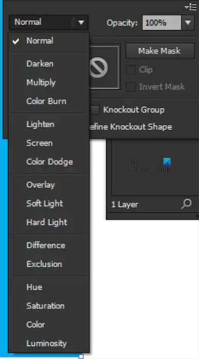 How to use the blending modes in Illustrator - List of blending modes