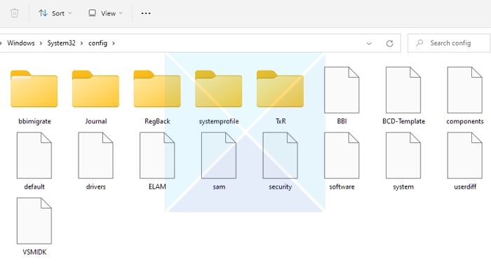 System32 Config Folder Windows