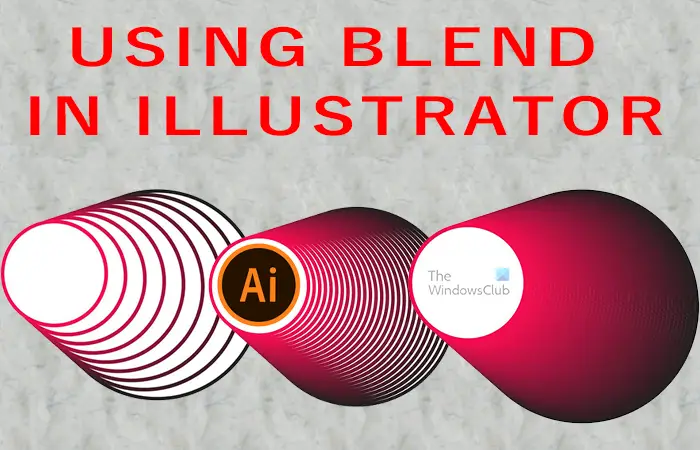Using blend in Illustrator -