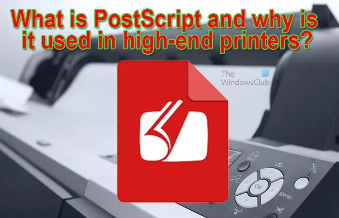 What is Adobe PostScript