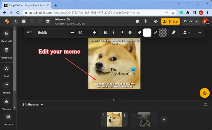 Best free AI-based Meme Generator tools