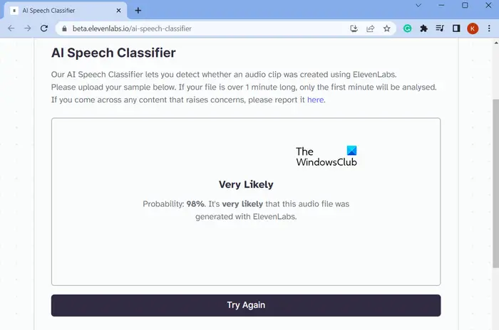Ai Speech Classifier Final Results