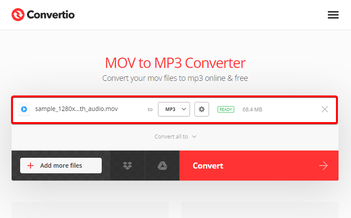 Free MOV MP3 converter for