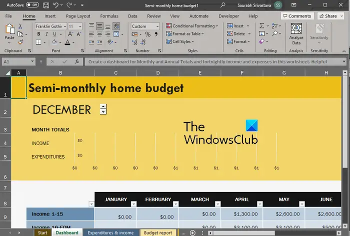 Create Dashboard In Excel Final Dashboard Template