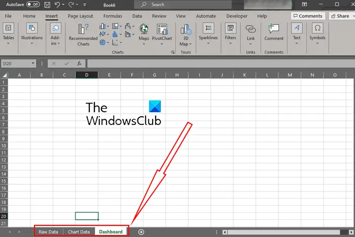 Create Dashboard In Excel Setup Workbook