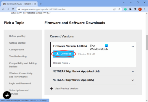 NETGEAR WNDR3400v3 Upgrade the Router Firmware