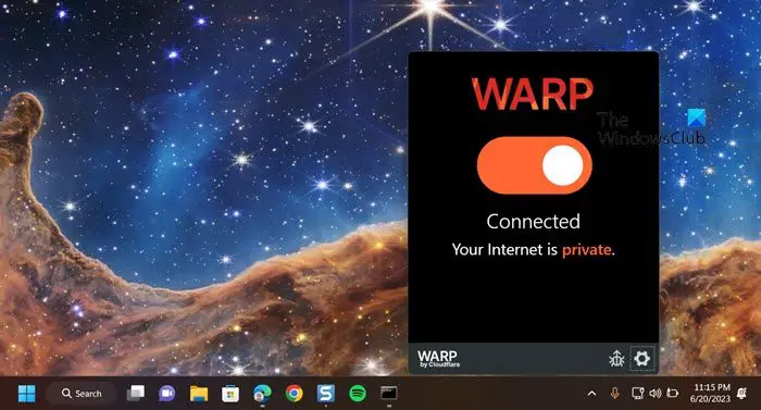use Cloudflare WARP for Windows Desktop