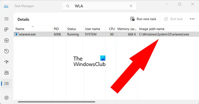 Wlanext.exe High Cpu Usage Check Image Path Name