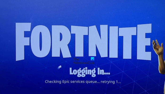 Checking Epic services queue error in Fortnite [Fix]
