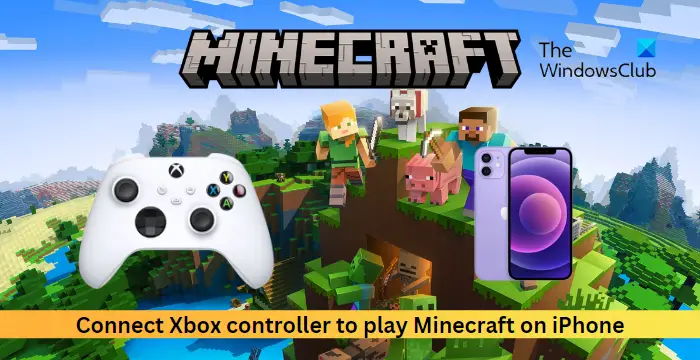 Connect Xbox controller to play Minecraft on iPhone