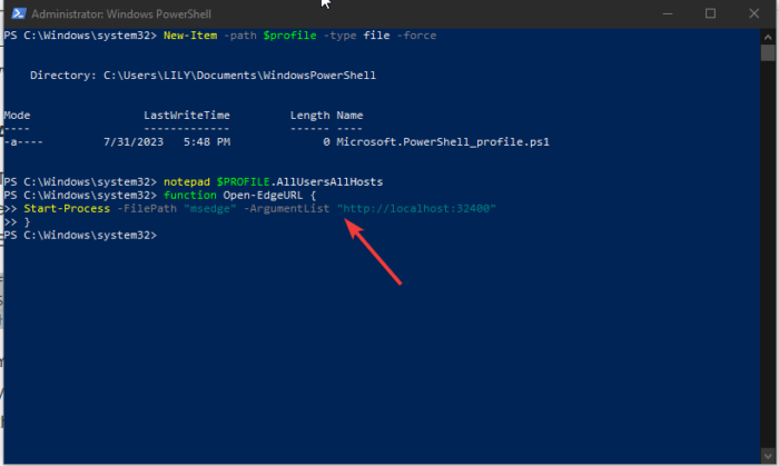 customize Windows Server PowerShell profiles