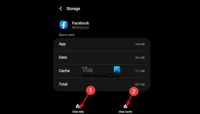 Error validating access token in Facebook