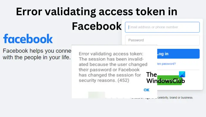 Error validating access token in Facebook