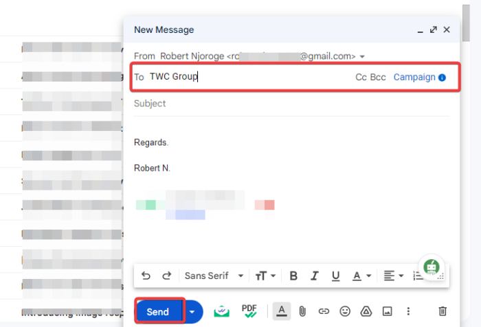 How to create a Group Email in Gmail