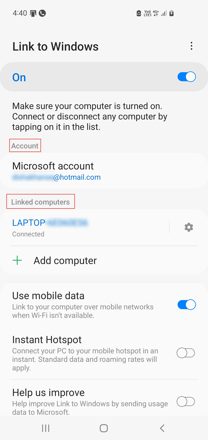 How to unlink Phone from Windows 11 PC