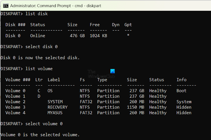 Mark Windows partition as active