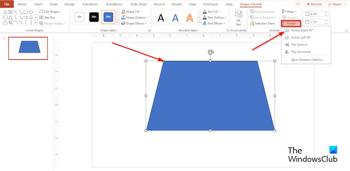 Rotate Shape How To Make Door Opening Animation In Powerpoint