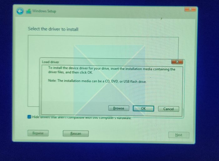 SSD HDD Driver Installation Windows Setup